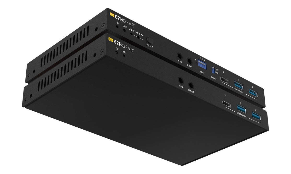 BZBGEAR BG-EXH-4KC7 4K HDMI USB-C KVM HDBaseT 3.0 Extender Switcher