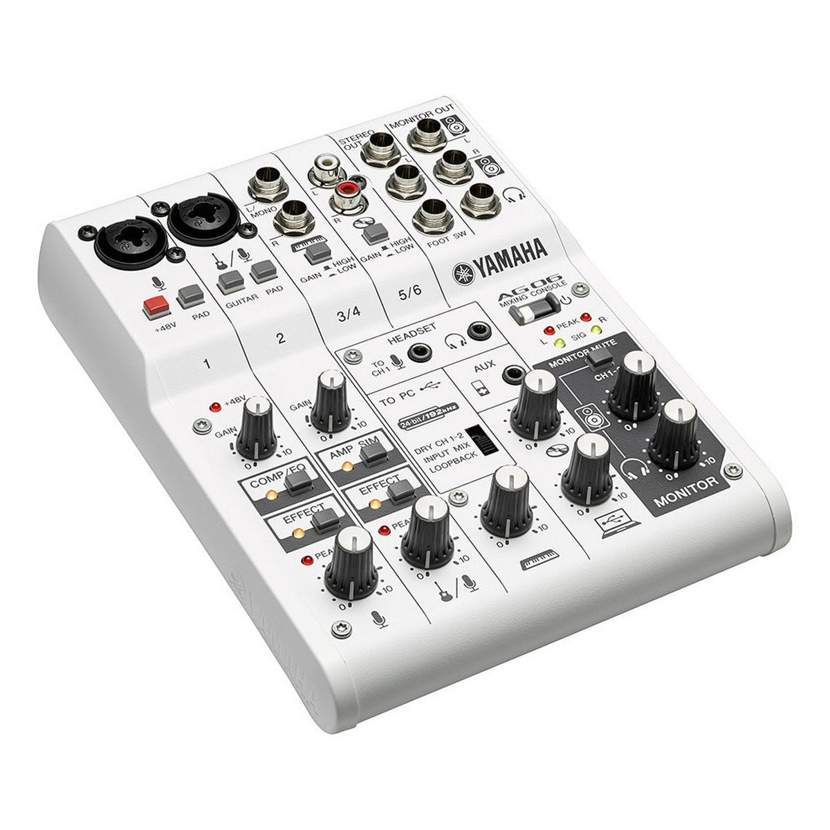 Yamaha AG06 | 6 Channel Mixer USB Audio Interface