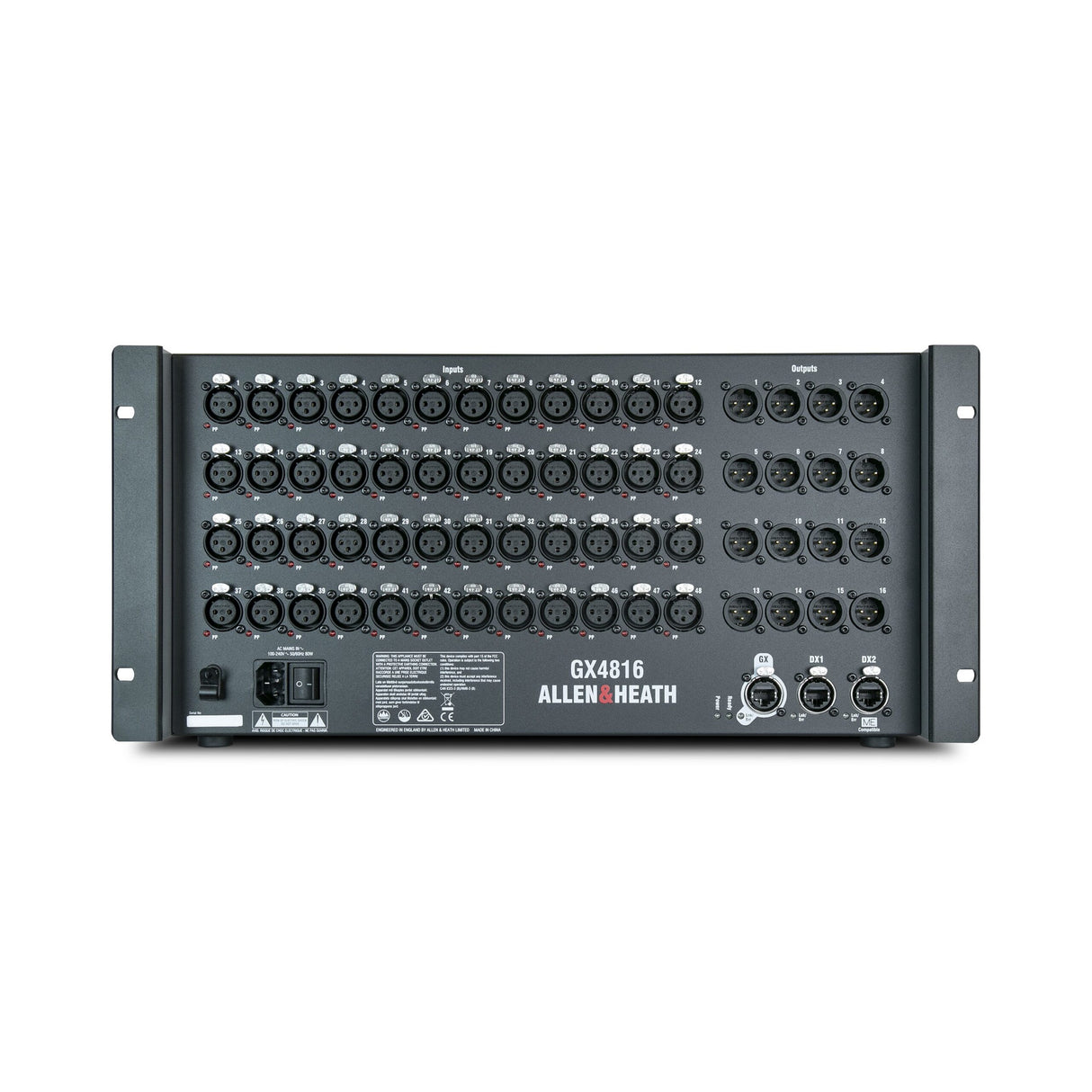 Allen & Heath GX4816 48 XLR Input/16 XLR Output Portable GX Expander with DX Sockets