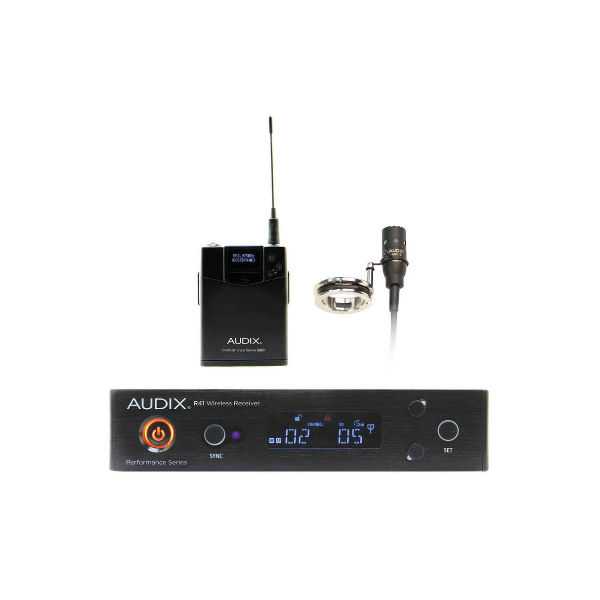 Audix AP41 Flute B | R41 Receiver Wireless System with B60 Bodypack ADX10FLP Flute Mic