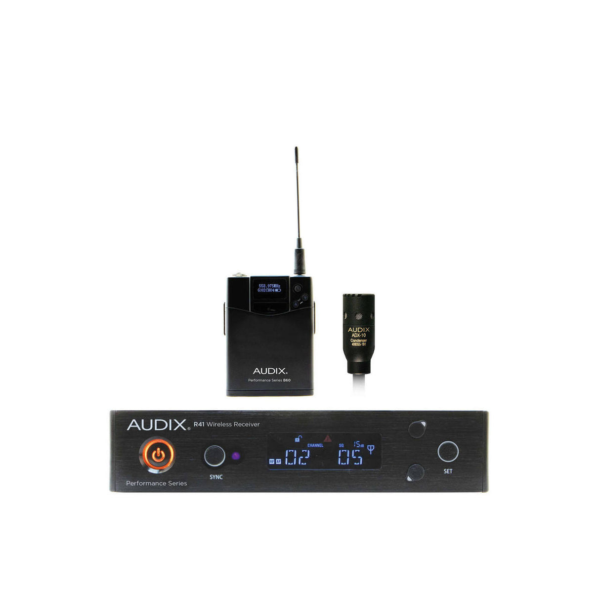 Audix AP41 L10 A | R41 Receiver Wireless System with B60 Bodypack ADX10 Lavalier