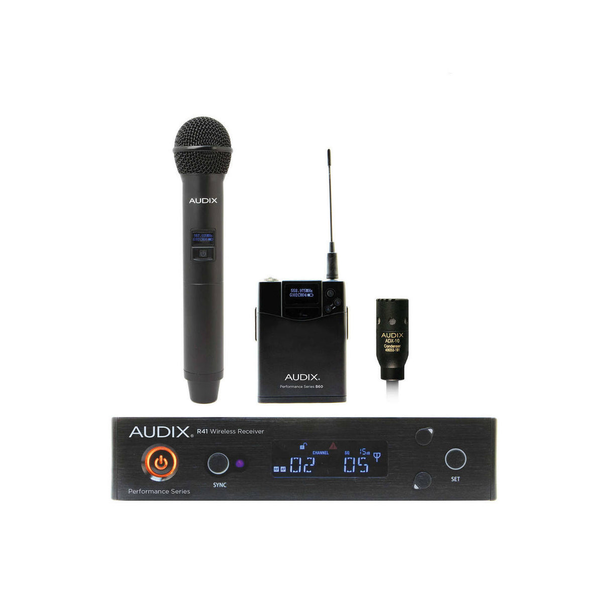 Audix AP41 OM2 L10 A | R41 Handheld Wireless System with OM2 B60 ADX10