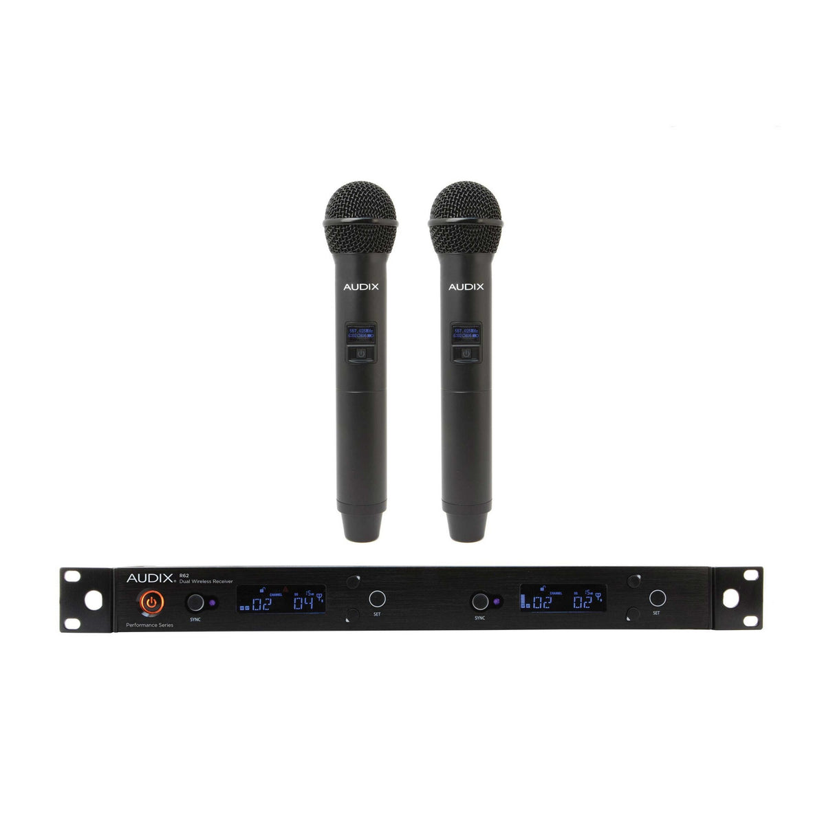 Audix AP62 OM2 2-Channel Handheld Wireless Microphone System