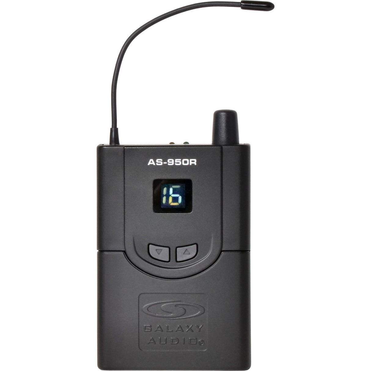 Galaxy Audio AS-950RN Stereo Wireless Personal In-Ear Monitoring Receiver, 518-542 MHz