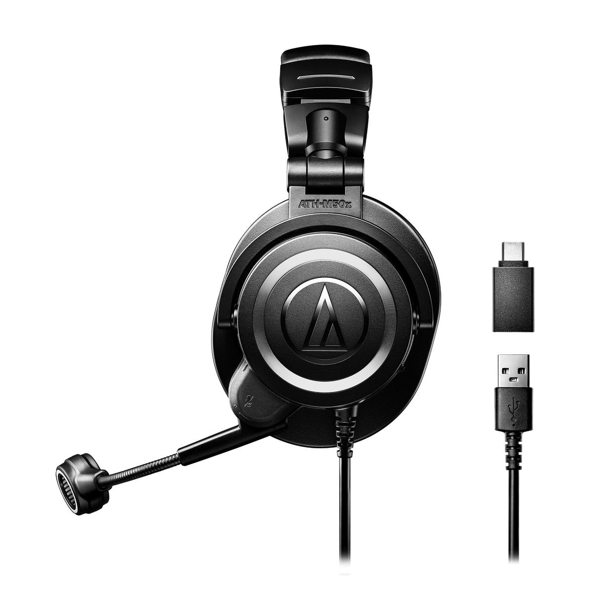 Audio-Technica ATH-M50xSTS-USB StreamSet Over-Ear Closed-Back Headset with USB Connector