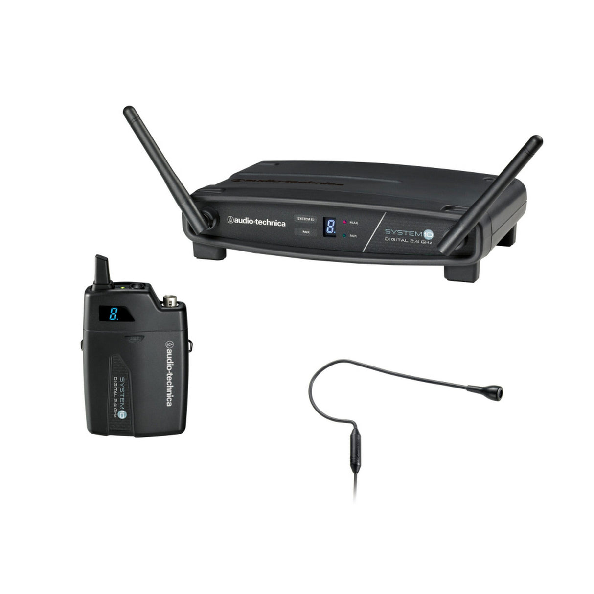 Audio-Technica ATW-1101/H92 Stack-Mount Digital Wireless Headworn System