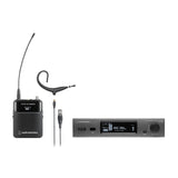 Audio-Technica ATW-3211/893XDE2 3000 Series Wireless Headworn Microphone System 470.125-529.975 MHz Black DE2