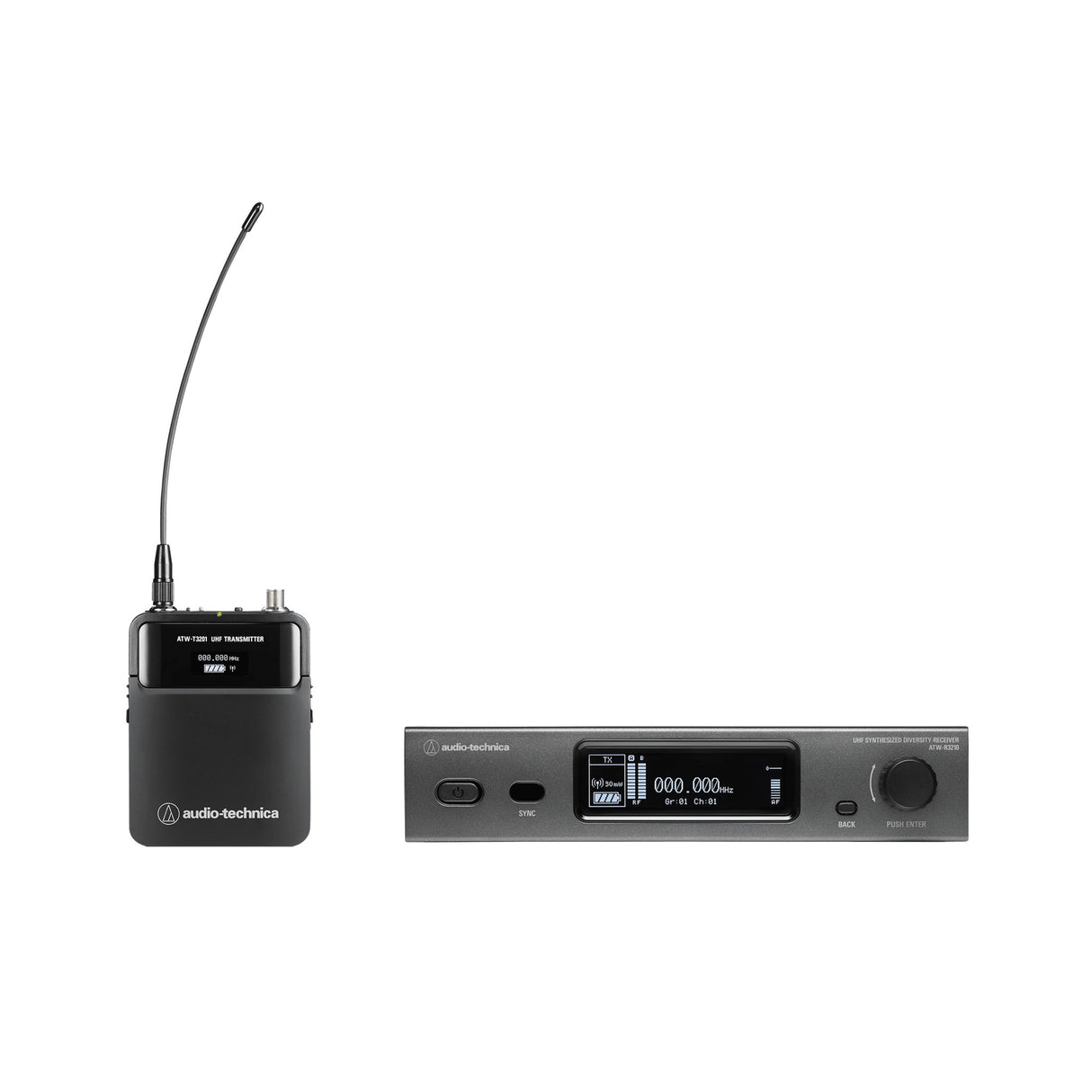 Audio-Technica ATW-3211DE2 Wireless Bodypack System, DE2 Band