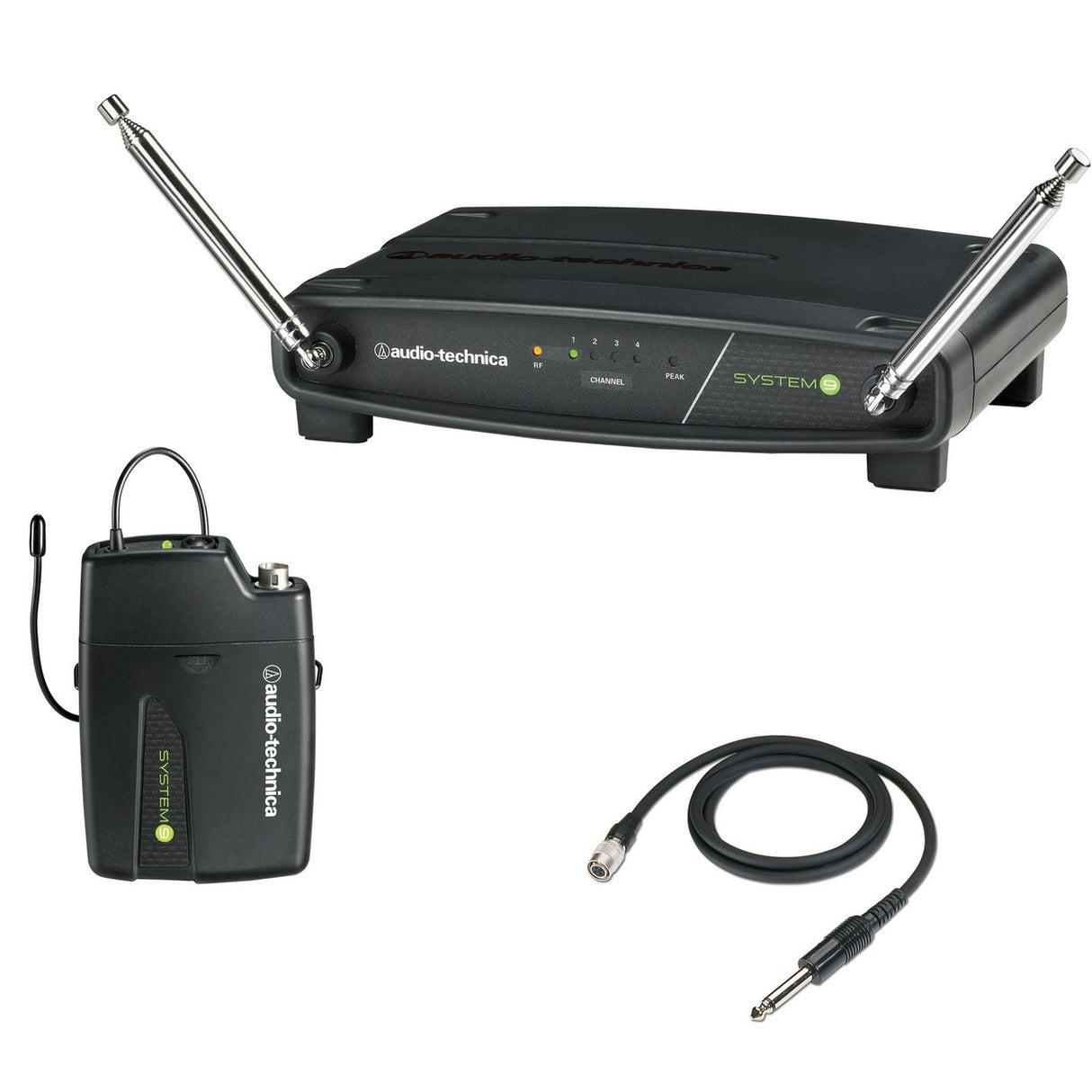 Audio Technica ATW-901a/G | System 9 VHF Wireless System with Guitar Instrument Cable