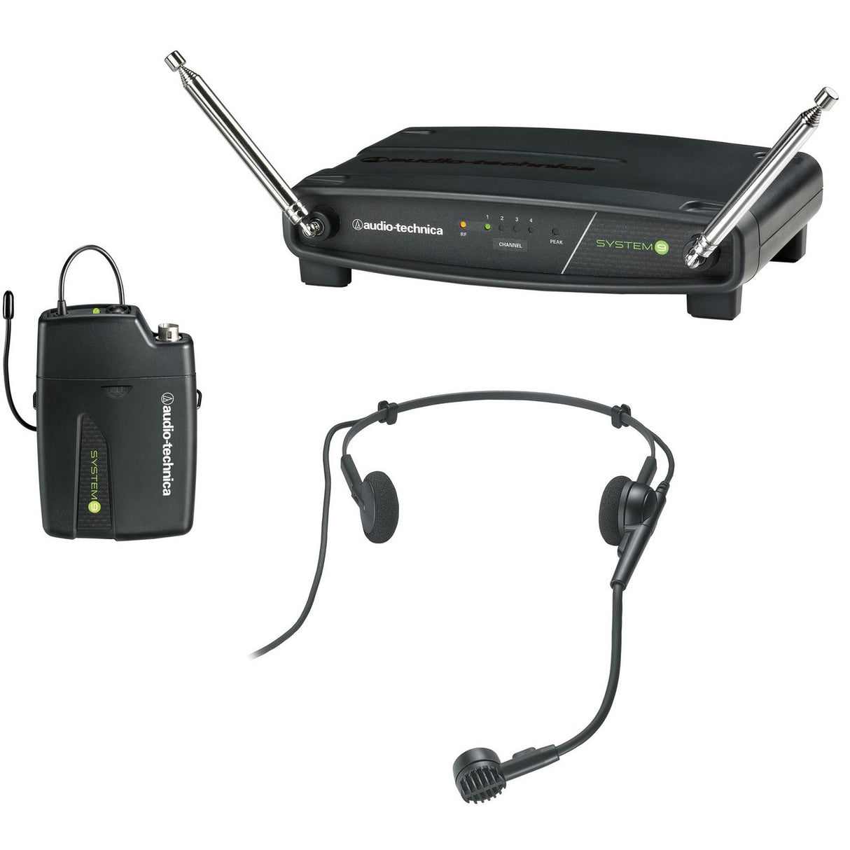 Audio Technica ATW-901a/H | System 9 VHF Wireless System with Headworn Microphone