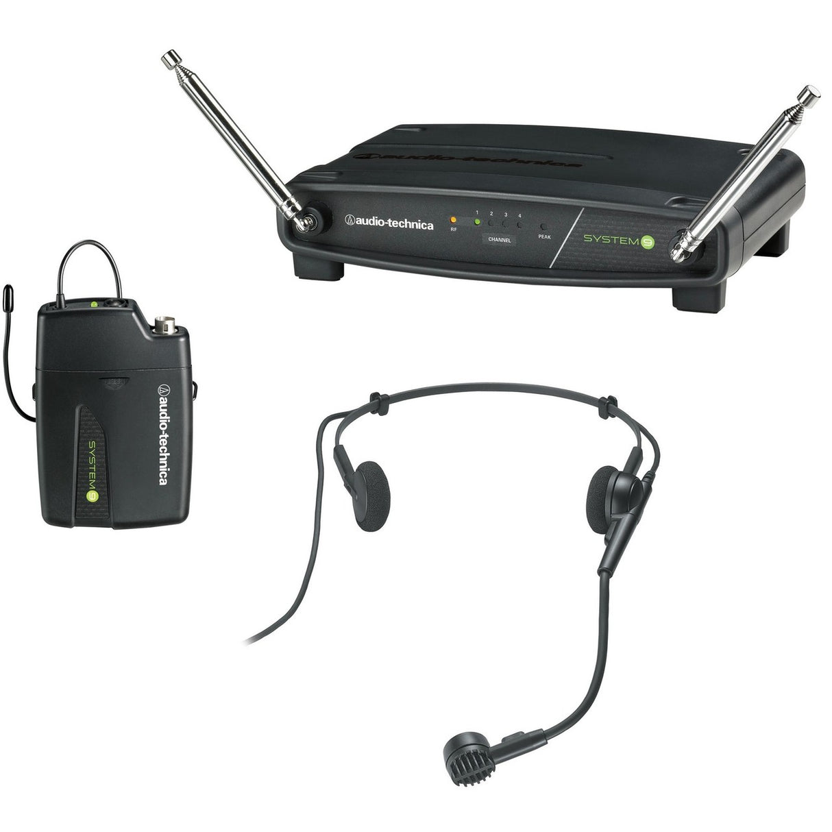 Audio Technica ATW-901a/H System 9 VHF Wireless System with Headworn Microphone