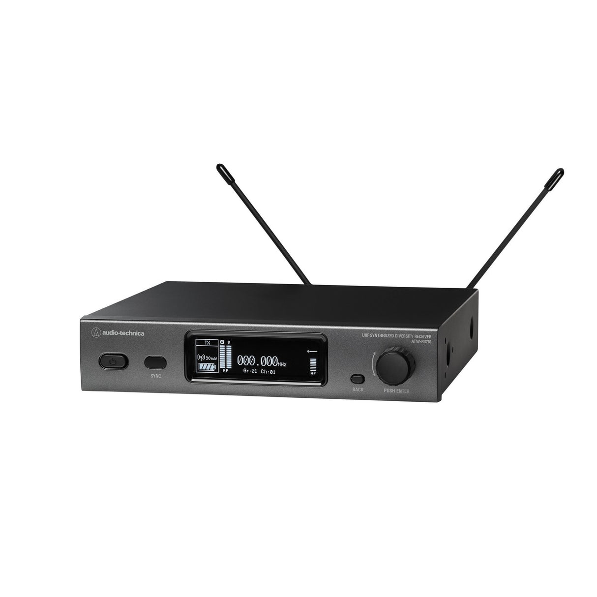 Audio Technica ATW-R3210DE2 | 3000 Series 4th Generation True Diversity Receiver 470.125 to 529.975 MHz