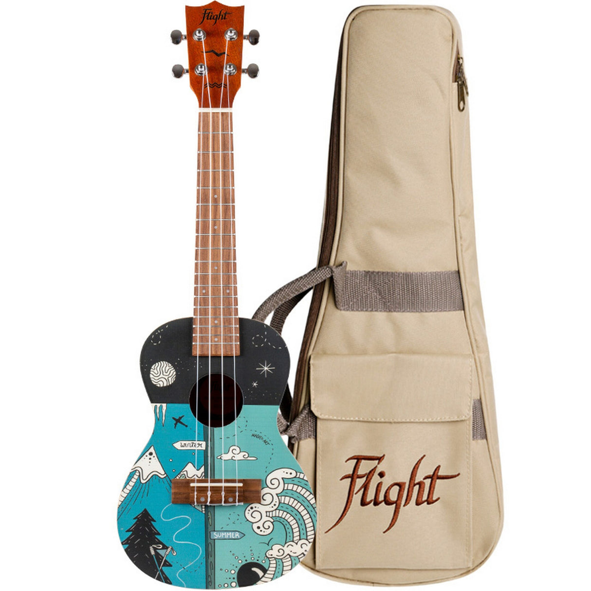 Flight AUC-33 Two Seasons Concert Ukulele