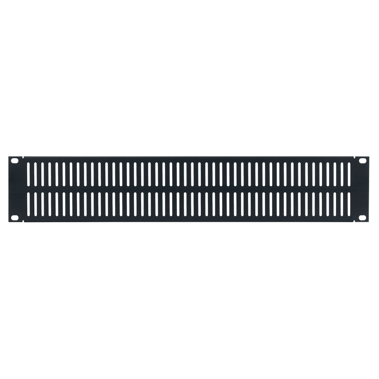 Lowell AVPB-2 2U Aluminum Vent Panel with Flange