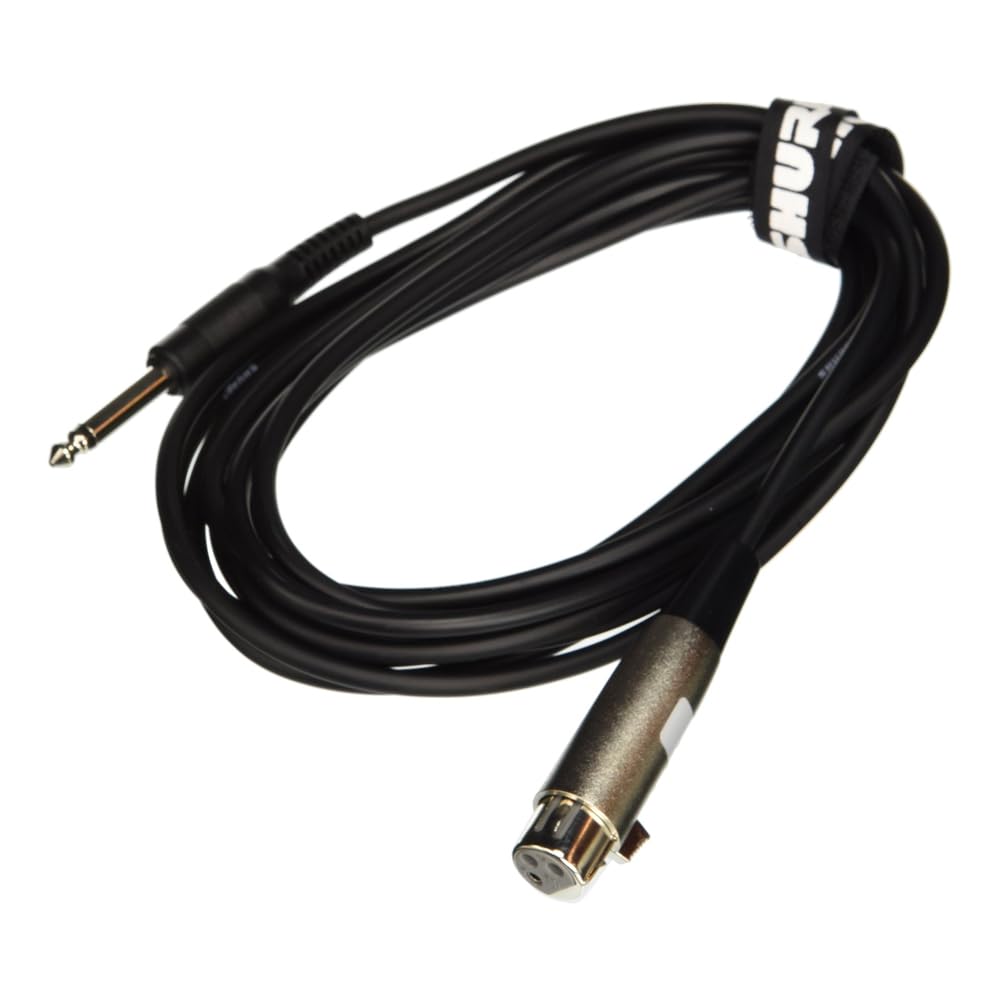 Shure C15AHZ 15 ft Microphone Cable with 1/4 inch Phone Plug