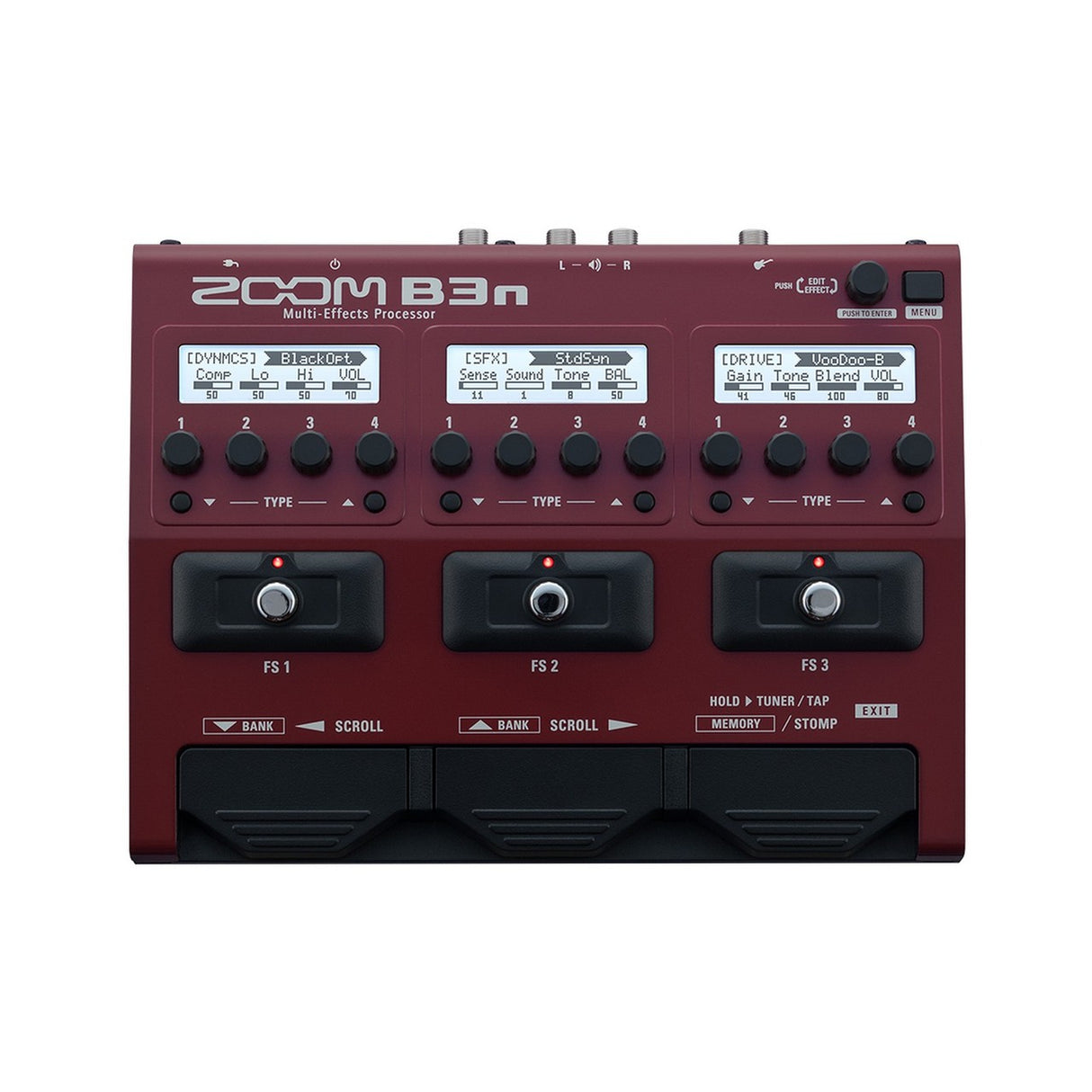 Zoom B3n | Intuitive Multi Effects Processor for Bassists