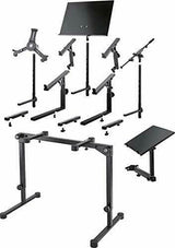 K&M 18820 Omega Pro Table-Style Keyboard Stand, Black