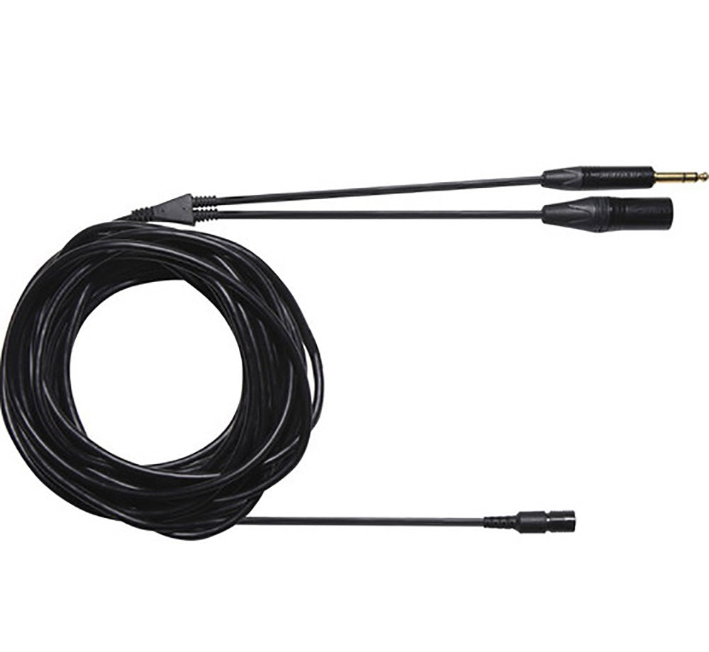 Shure BCASCA-NXLR3QI-25 25 Foot Detachable Neutrik Straight 3 Pin XLR Male and Quarter Inch Stereo Plug Cable