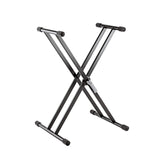 K&M 18997 Aluminum X Keyboard Stand Black