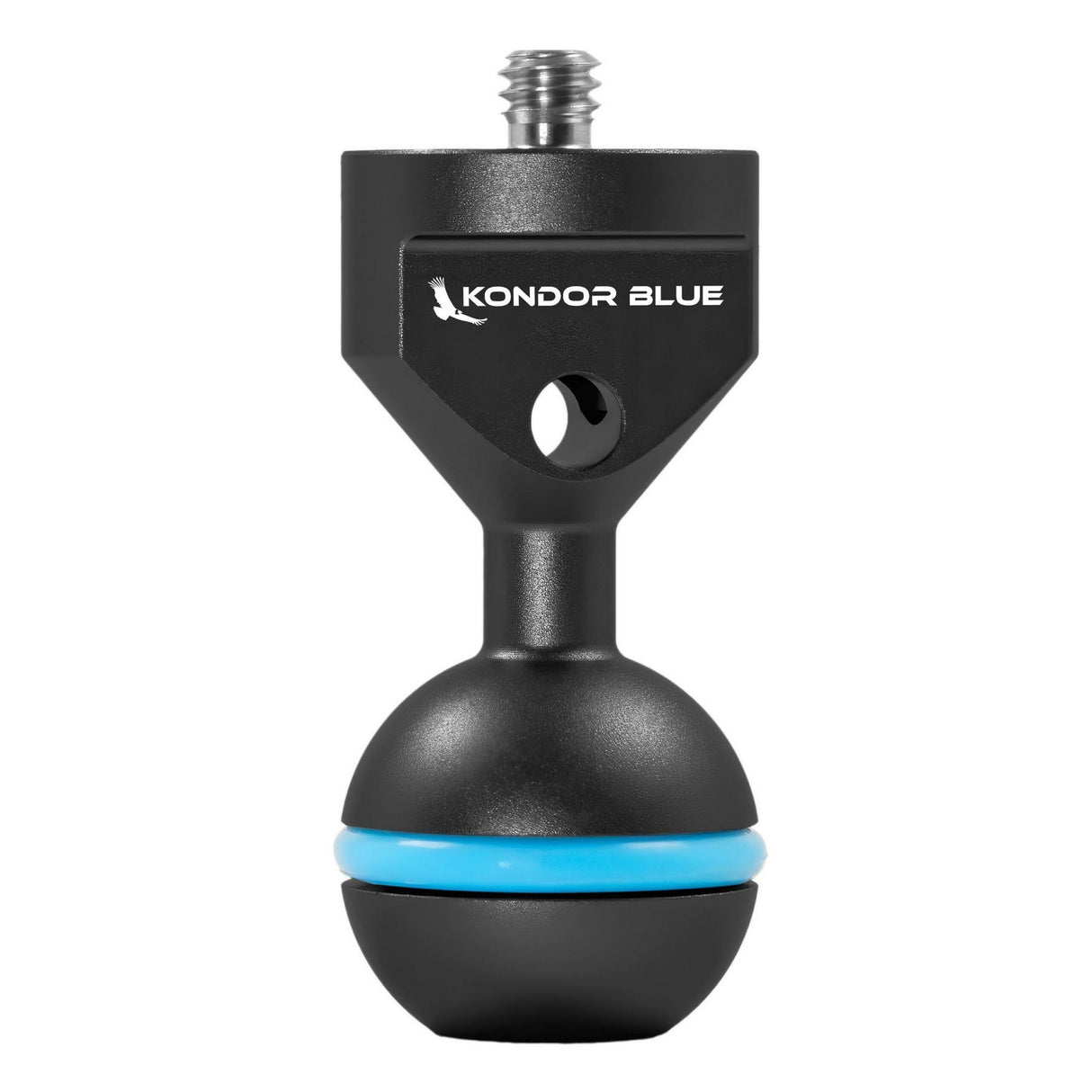 Kondor Blue 1/4 Inch Ball Head for Magic Arms, Black