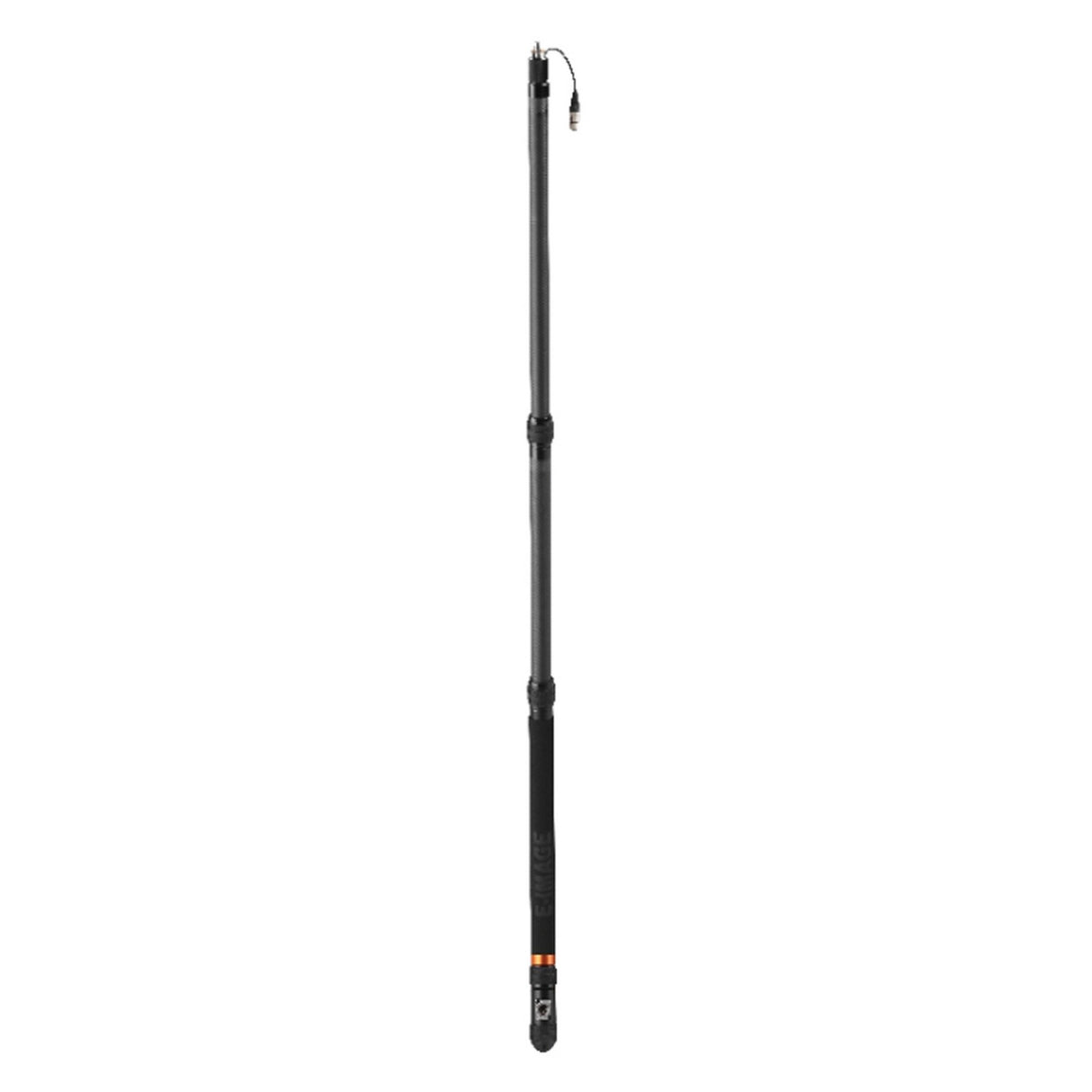 E-Image BC06P Carbon Fiber Telescoping Boom Pole with Internal Cable and XLR Base, 6 Foot