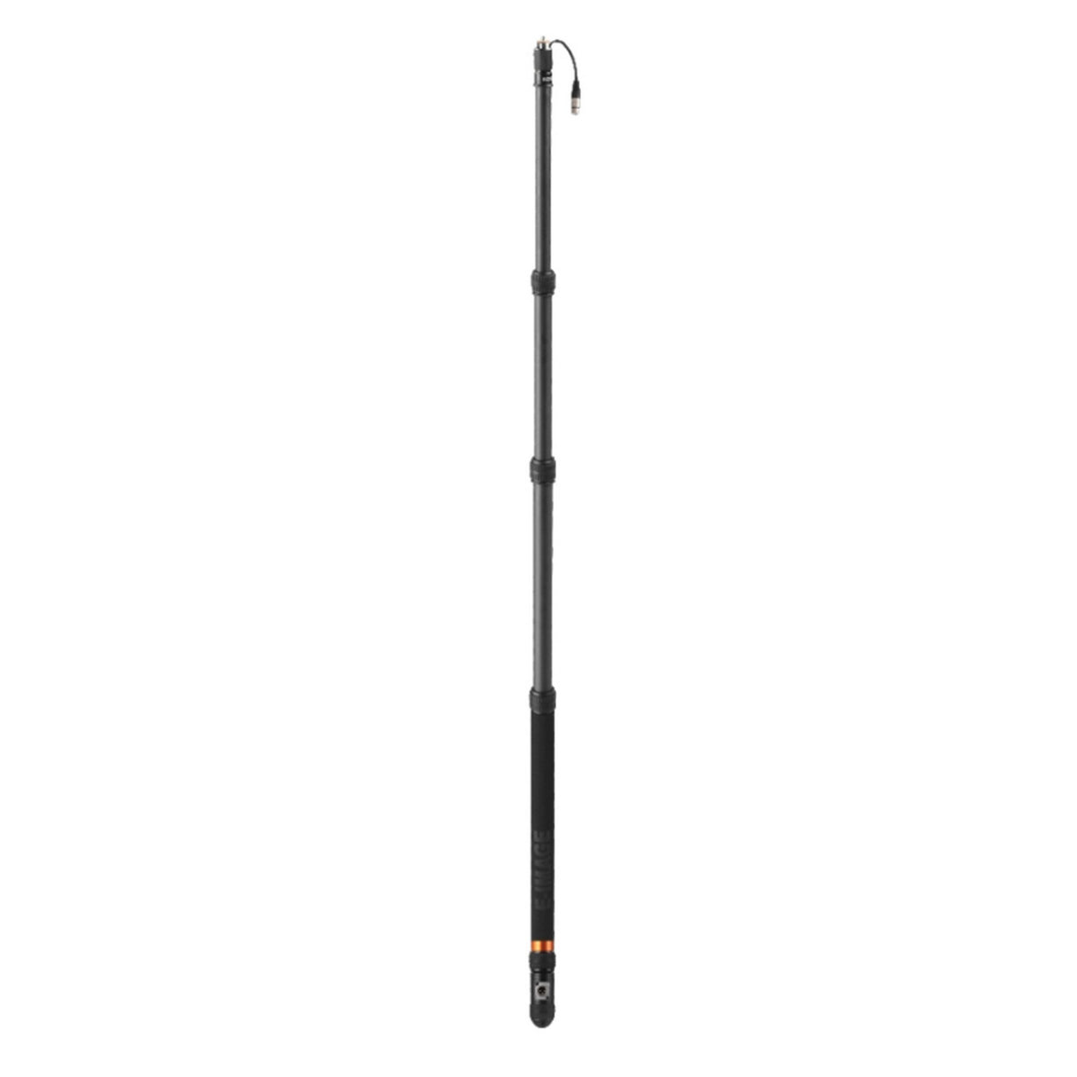 E-Image BC09P Carbon Fiber Telescoping Boom Pole with Internal Cable and XLR Base, 9 Foot