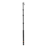 E-Image BC12P Carbon Fiber Telescoping Boom Pole with Internal Cable and XLR Base 12 Foot