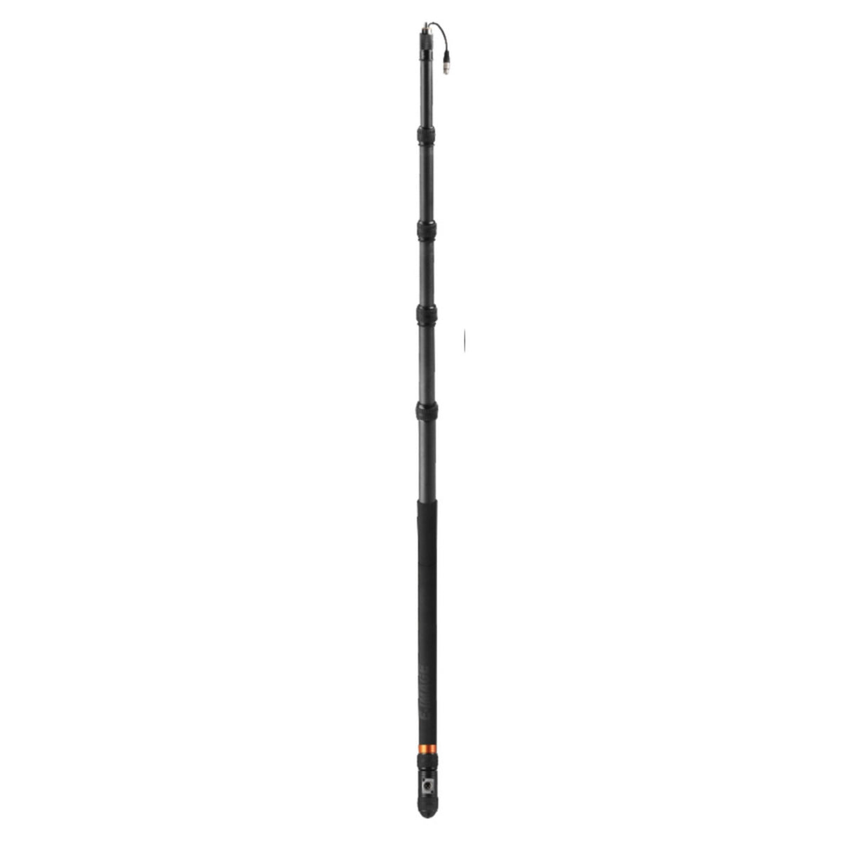 E-Image BC16P Carbon Fiber Telescoping Boom Pole with Internal Cable and XLR Base, 16 Foot