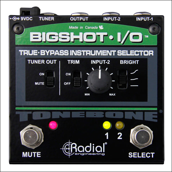 Radial ToneBone BigShot I/O True Bypass Instrument Selector