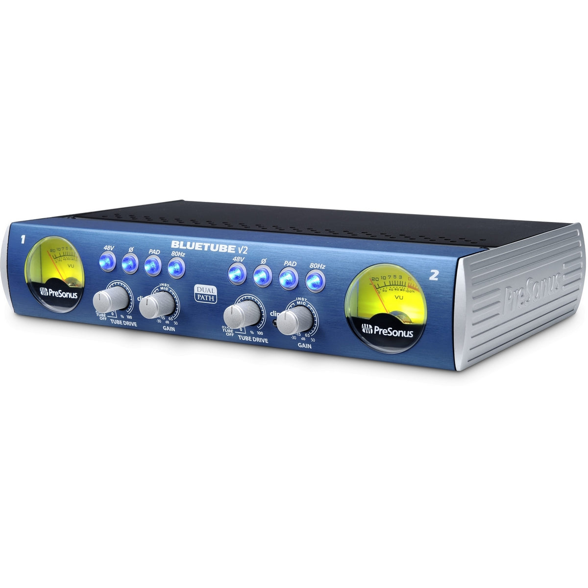 PreSonus BlueTube DP V2 2 channel Microphone Instrument Tube Preamplifier