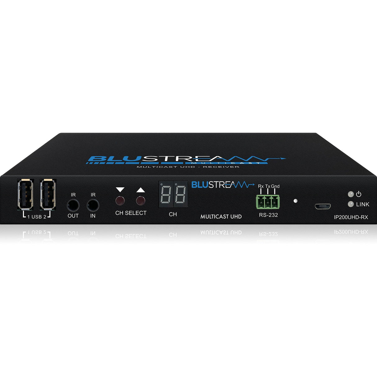 Blustream IP200UHD-RX IP Multicast HDMI UHD Video KVM over 1GB Network Receiver