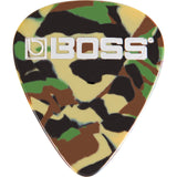 Boss BPK-12-CT | Thin Camo Pack of 12 Guitar Picks