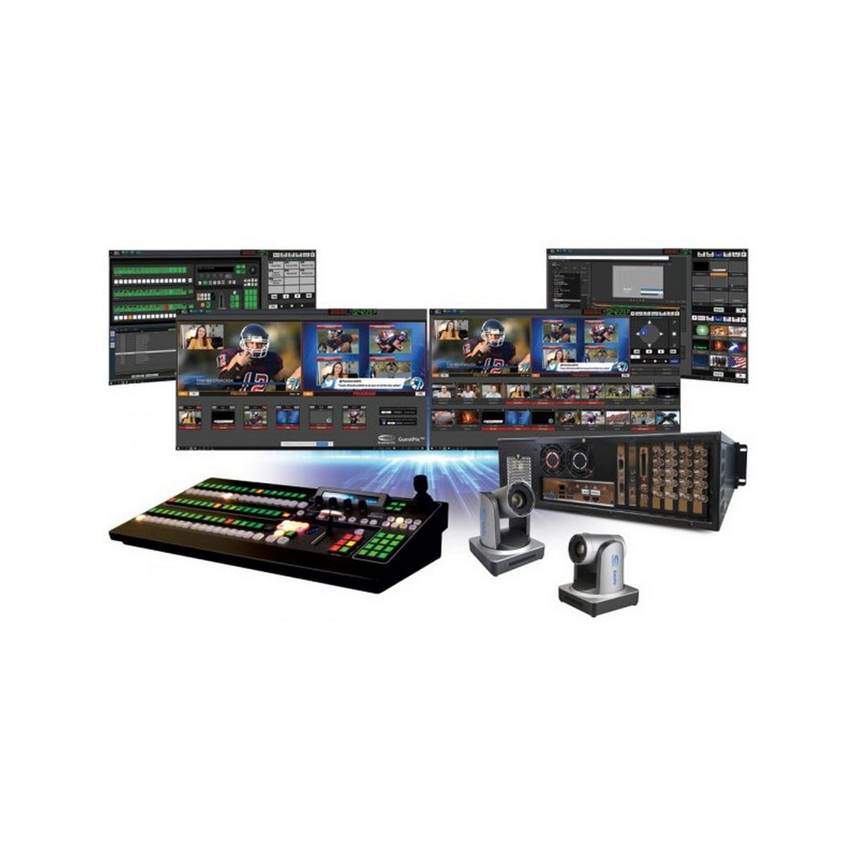 Broadcast Pix GX Hybrid 4K Ready System with Commander, Camera Control