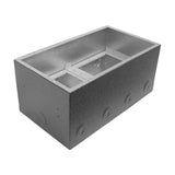 Ace Backstage Co. BRK1048BBXW Polyurethane Encapsulated Extra Deep Double Wide Stage Pocket Back Box