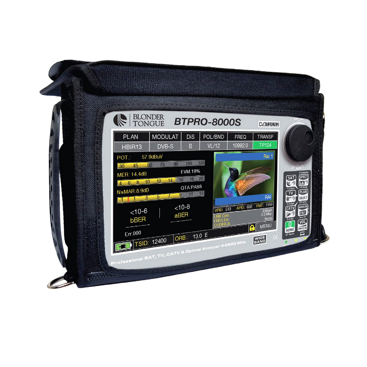 Blonder Tongue BTPRO-8000S 7 Inch TFT HD Tablet/Touch Analyzer