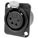 Ace Backstage Co. C-15105 Connectrix D-Series 4-Pin Locking Female XLR Connector