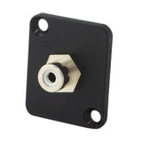 Ace Backstage Co. C-25139 Connectrix RCA Feed Through Connector with White Insulator