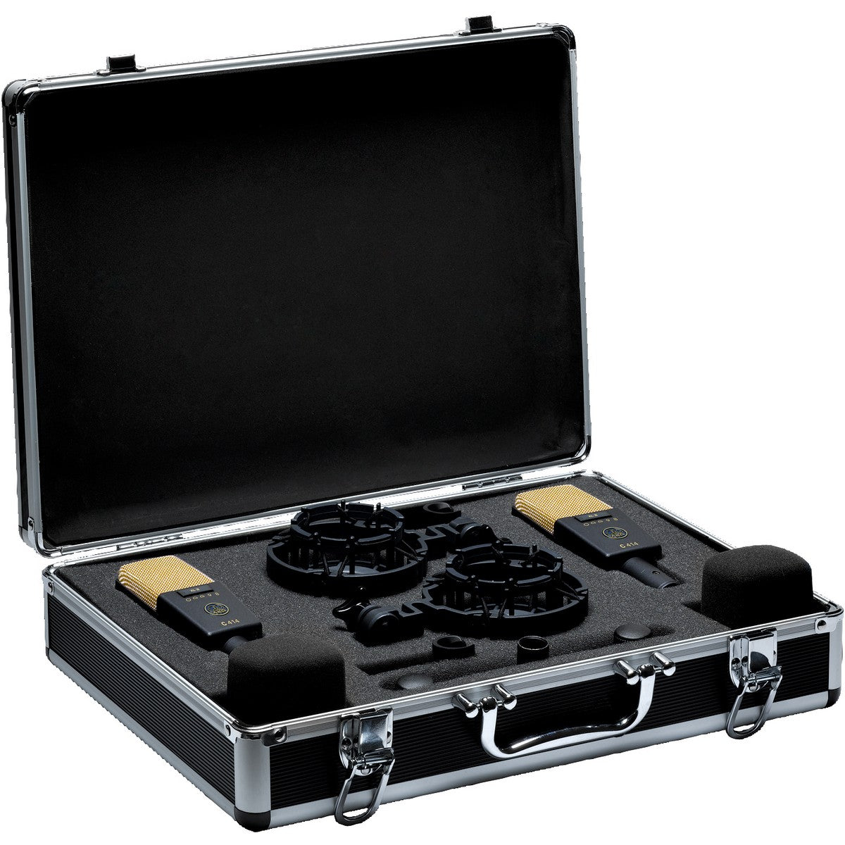 AKG C414 XLII Stereo Set | Large Diaphragm Multi Pattern Condenser Microphone Pair