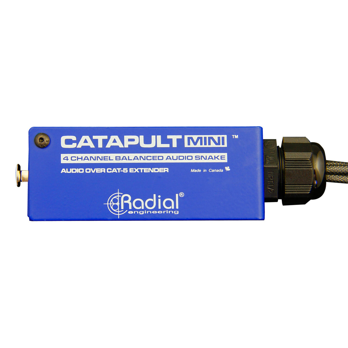 Radial Catapult MINI TRS 4-Channel Cat 5 Analog Snake with TRS 1/4 Connector