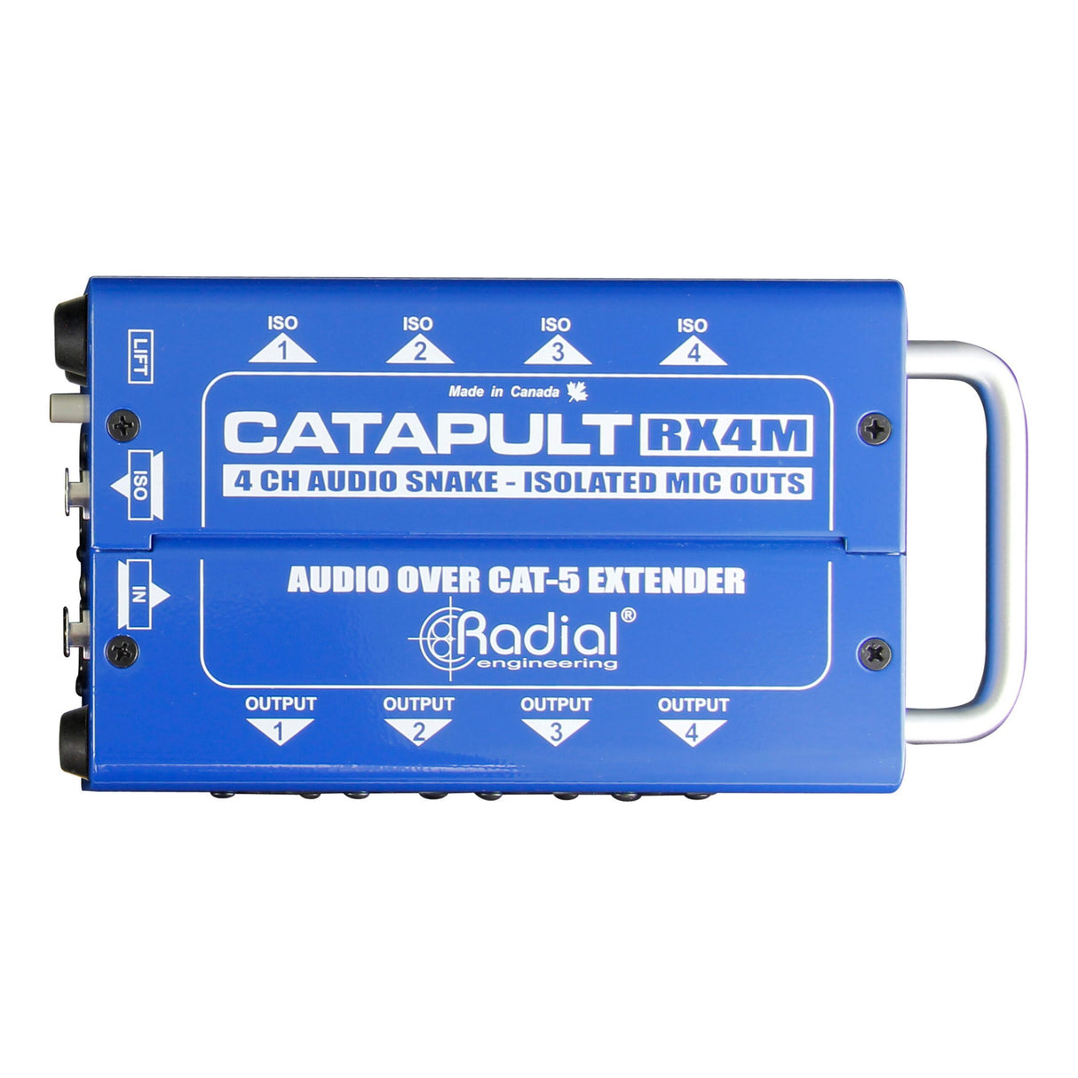 Radial Catapult RX4 Cat 5 Analog Snake Extender, 4 Channel