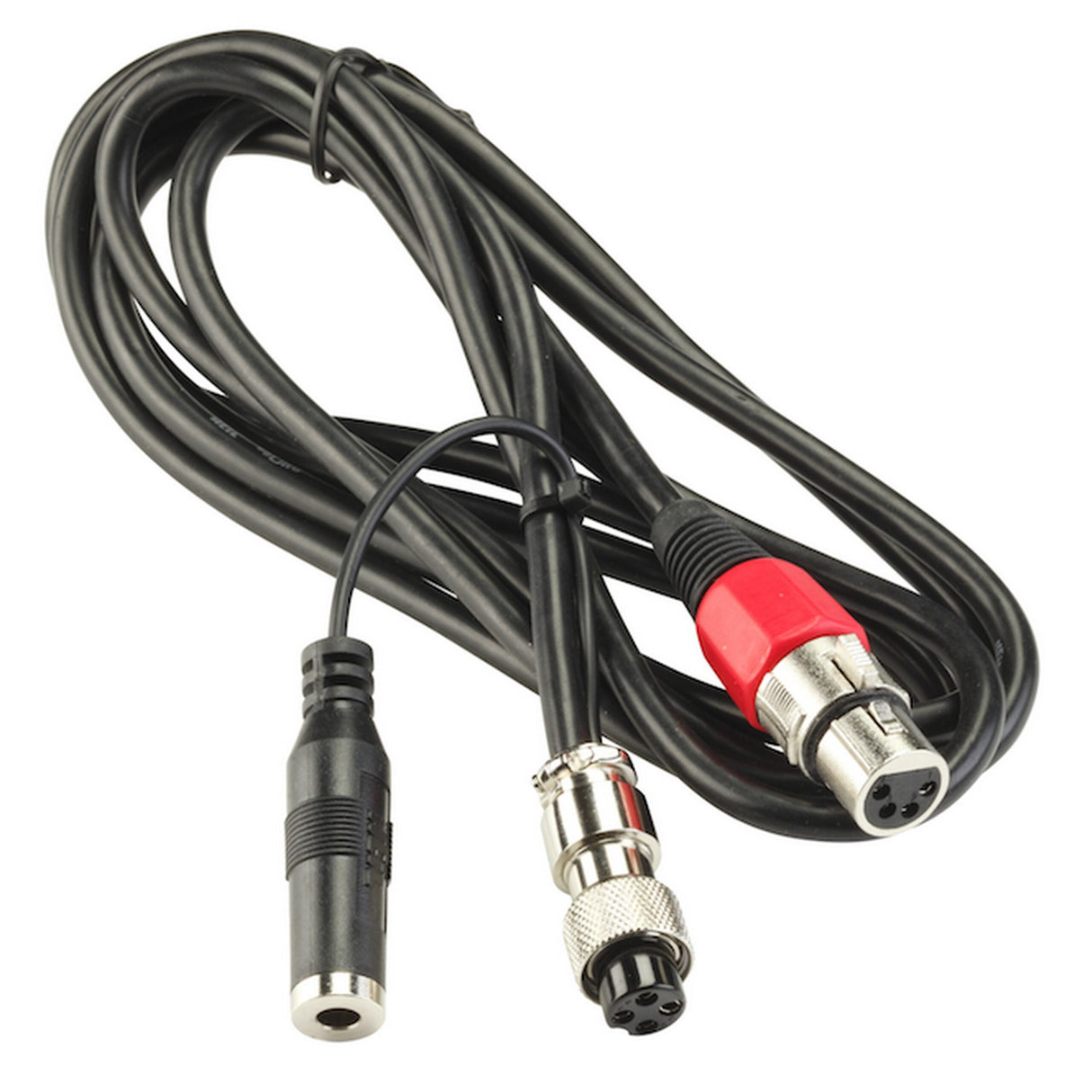 Heil Sound CC-1-K4 XLR4 to Kenwood 4-Pin Round Microphone Cable, 8 Feet