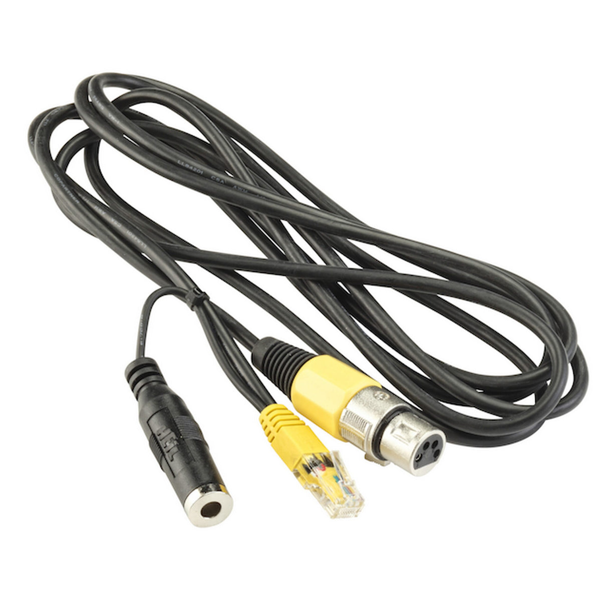 Heil Sound CC-1-YM XLR4 to Yaesu 8-Pin Modular Microphone Cable, 8 Feet