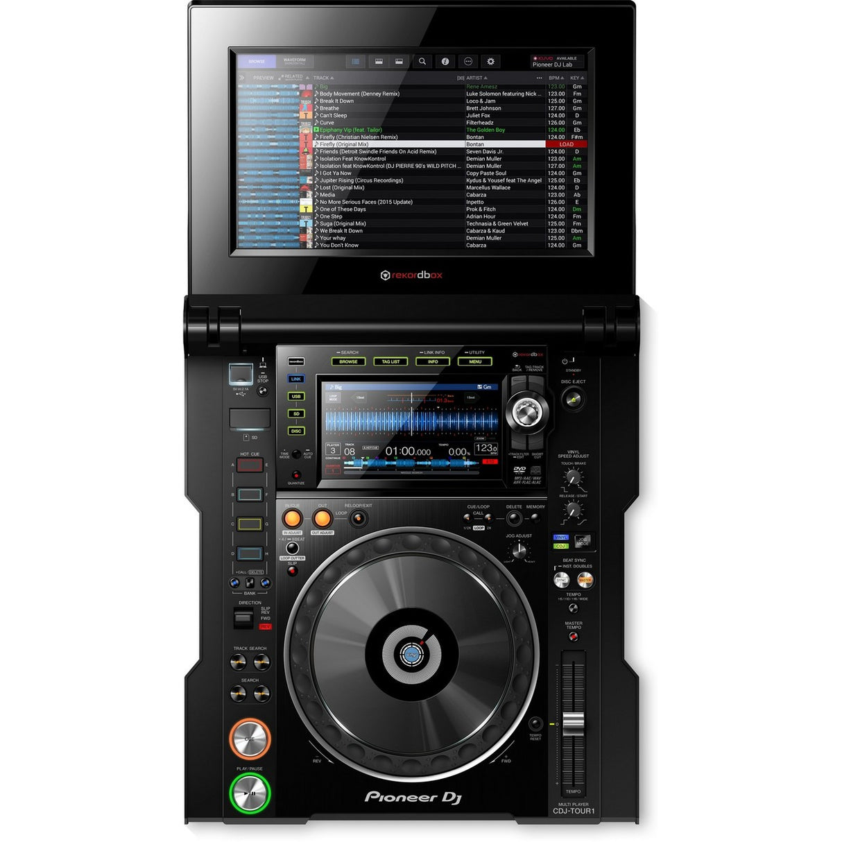 Pioneer CDJ-TOUR1 | Foldout Touch Screen TOUR System Multi Media Player