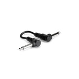 Hosa CFS-106 Molded Right-Angle to Same Guitar Patch Cable 6 Inch - accessories