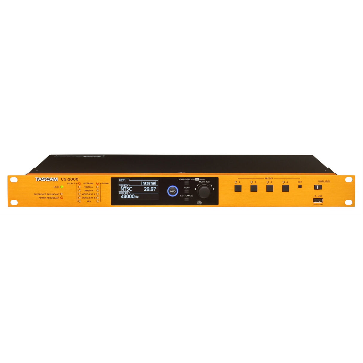 Tascam CG-2000 Master Clock Generator for Broadcasting Stations and Post-Production Sites