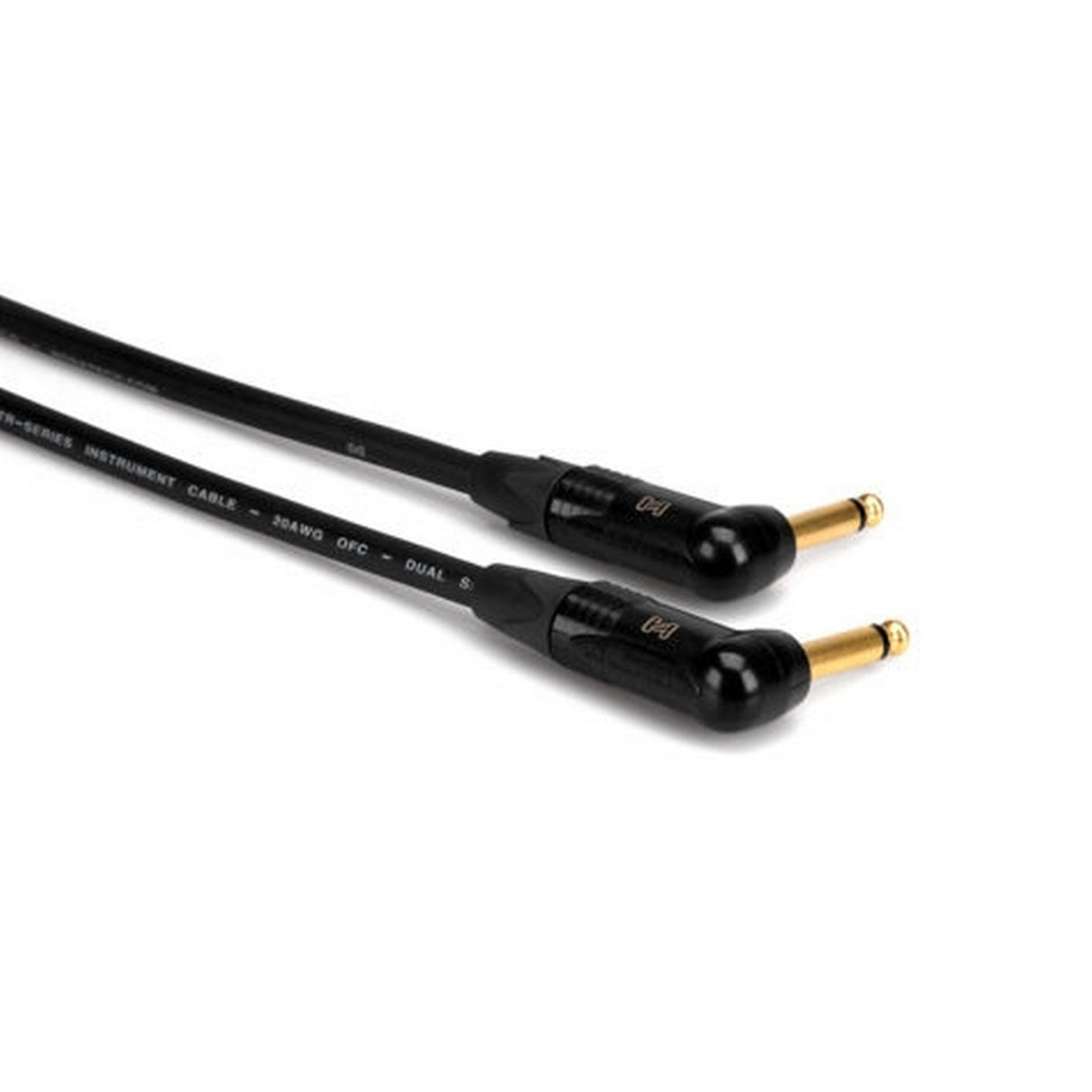 Hosa CGK-015RR Right Angle to Right Angle Edge Guitar Cable, 15-Feet