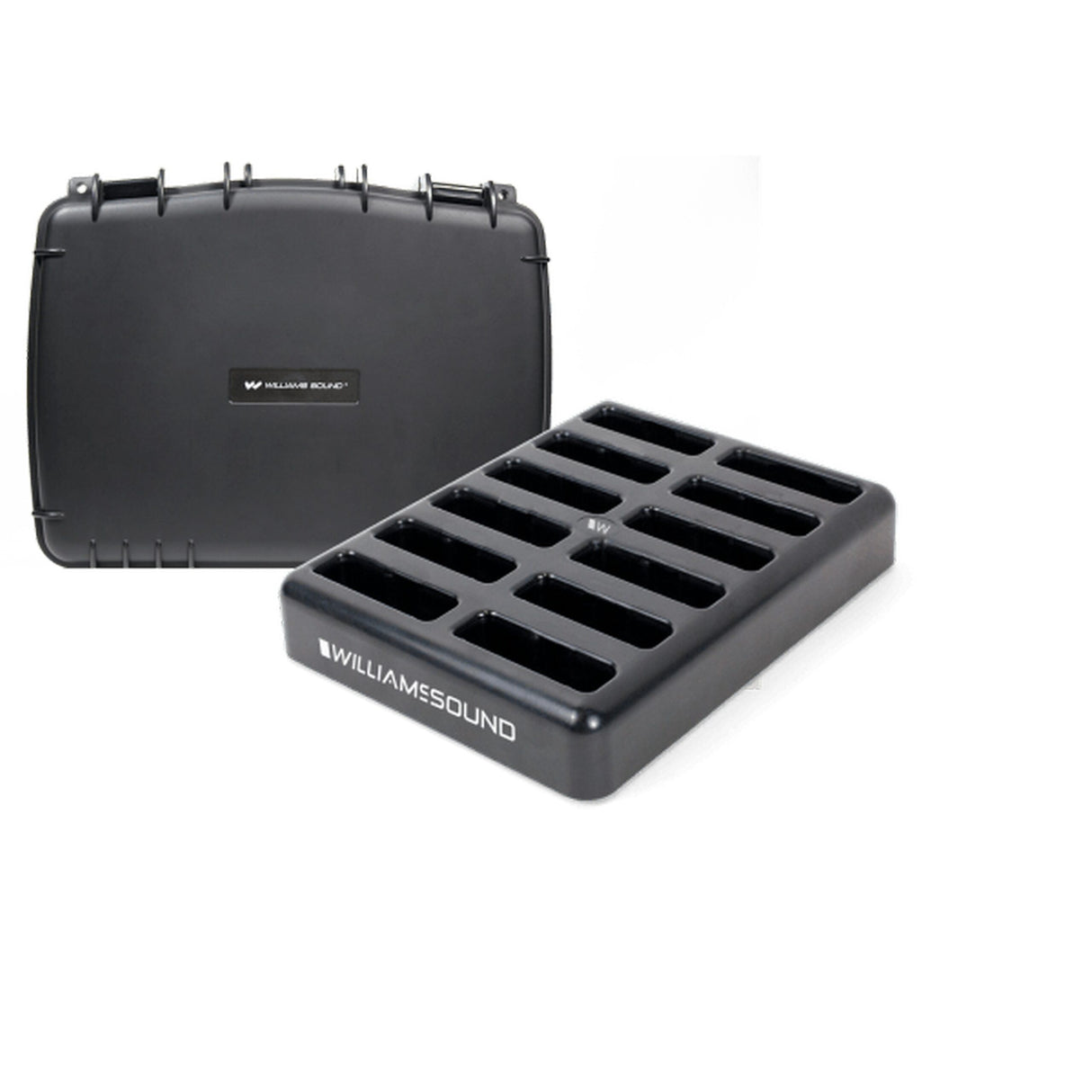 Williams AV CHG 412 PRO 12 Bay Charger with Case for DigiWave DLT 400 and DLR 400 RCH