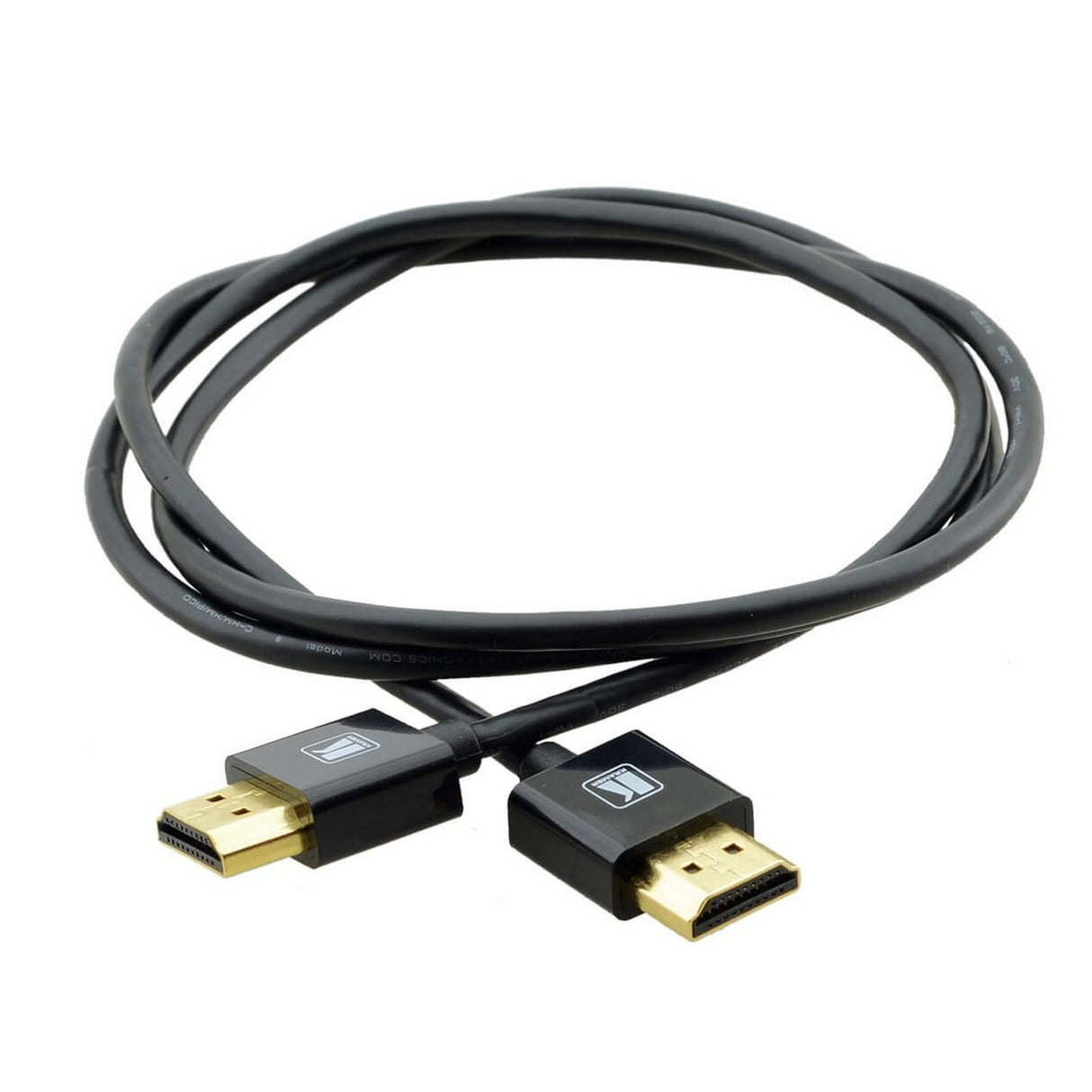 Kramer C-HM/HM/PICO/BK-1 1 Foot Ultra Slim High Speed HDMI Cable Black