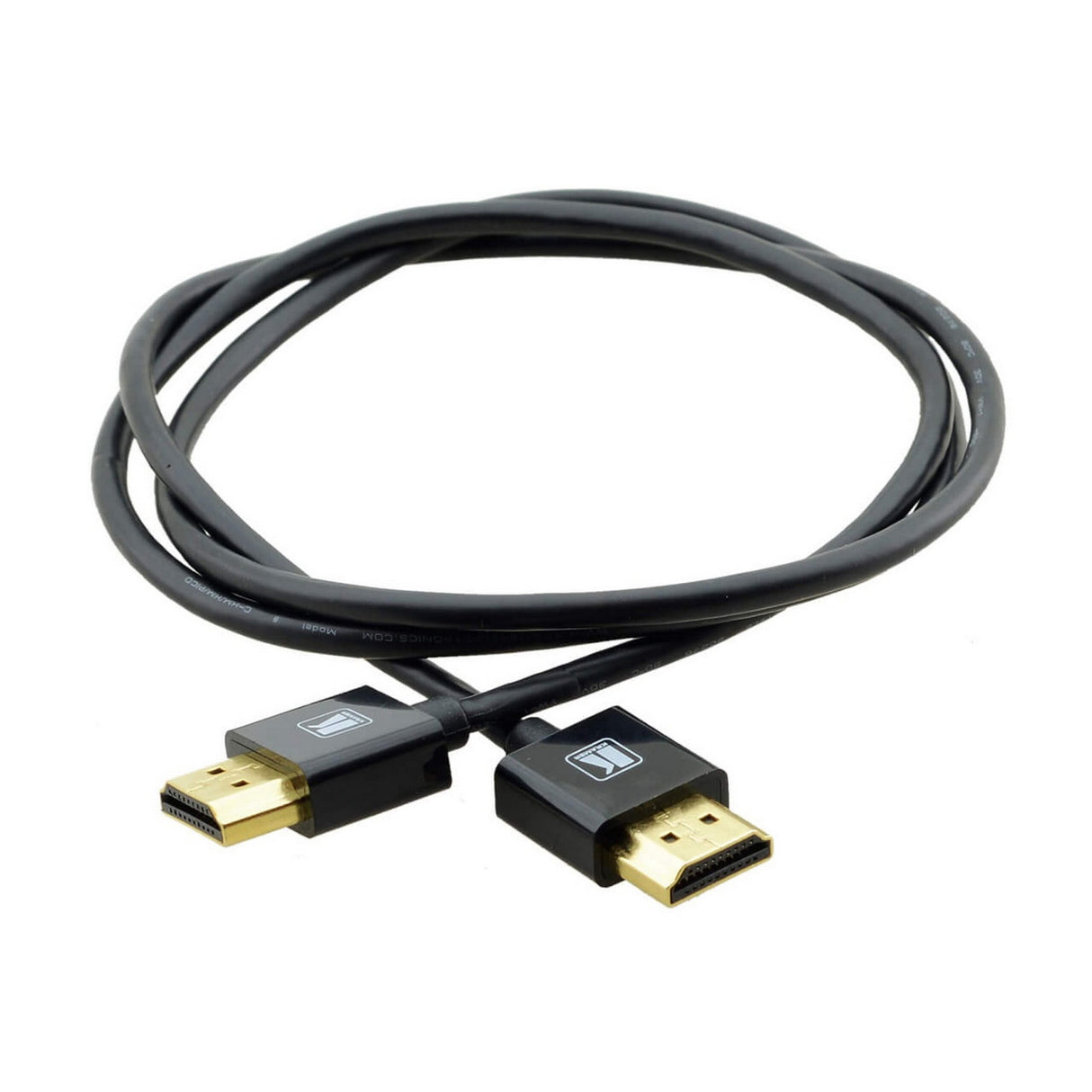 Kramer C-HM/HM/PICO/BK-5 Ultra-Slim Flexible High-Speed HDMI Cable, 5 Foot