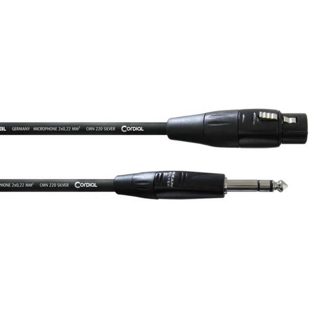 Cordial CIM 6 FV XLR Female to TRS 1/4-Inch Balanced Microphone/Line Cable, 20-Feet
